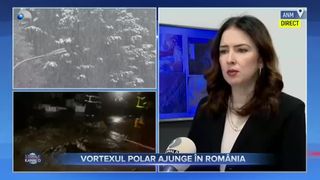 Vortexul polar ajunge &icirc;n Rom&acirc;nia
