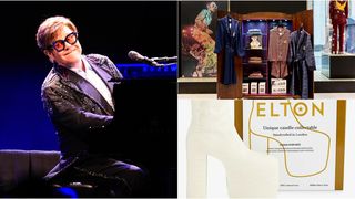 Elton John comercializează produse de turneu ciudate, inclusiv pijamale de 1.750 de lire sterline