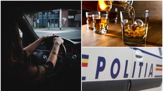 O șoferiță beată și drogată a fost găsită de polițiști pe capota mașinii. Totul s-a &icirc;nt&acirc;mplat &icirc;n Gorj