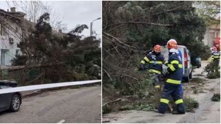  Codul galben de vreme rea a făcut ravagii &icirc;n Capitală