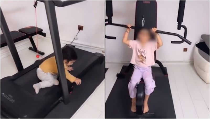 Tzancă Uraganu are grijă de sănătatea copiilor săi! Acesta și-a dus copiii la sala de fitness: „Pentru o viață sănătoasă, faceți mai mult sport”