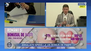 VIDEO- Angajații speră la o primă înainte de Paște. Ce vor face românii cu acești bani