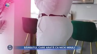 VIDEO- Bărbatul care a cheltuit 60.000 de euro doar pentru a arăta ca Nicki Minaj