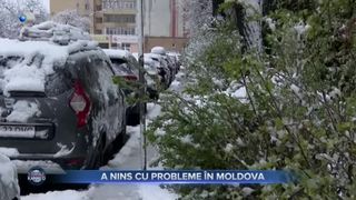 VIDEO- Ninsorile au pus stăpânire pe mai multe zone din România