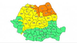 VIDEO - Un nou cod portocaliu de viscol și ninsoare în nordul Moldovei