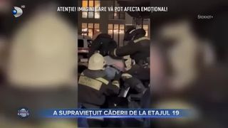 A supraviețuit căderii de la etajul 19