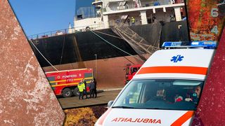 UPDATE: Trei persoane au fost rănite în urma unei explozii la o navă aflată în Şantierul Naval Midia