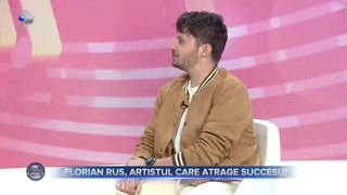 VIDEO- Florian Rus, artistul care atrage succesul