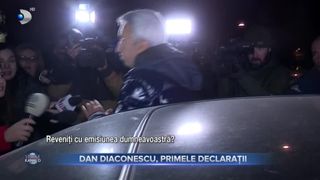 Dan Diaconescu, primele declarații