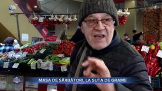Masa de Sărbători, la suta de grame