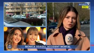 Monica Odagiu, accident mortal