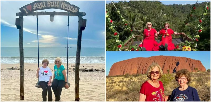 În ultimele trei luni, cele două au călărit cămile în Egipt, au întâlnit elefanți în Bali, au dansat în Nepal și au observat aurora boreală în Finlanda