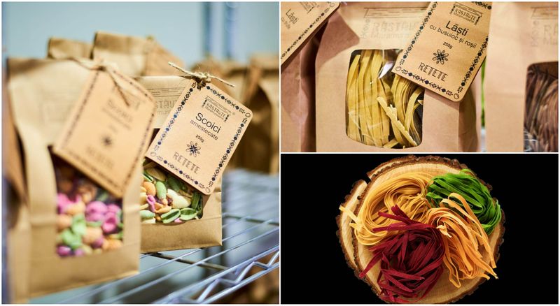 Prețul pentru o pungă de 250 gr de paste artizanale începe de la 18 lei și poate ajunge până la 37 de lei