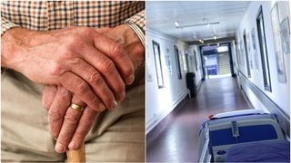 Un vârstnic a căzut de la etajul 1 al Spitalului Județean din Ploiești, după ce i s-ar fi făcut rău în timp ce se uita pe geam