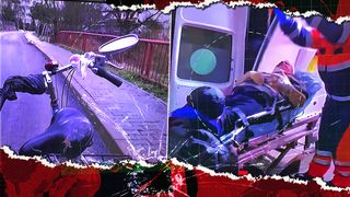 VIDEO - O angajată MApn a lovit cu maşina un biciclist şi a fugit de la locul accidentului. Femeia avea o alcoolemie record