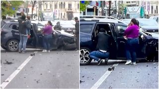 Accident în zona Piața Romană din București. Traficul este restricționat / Printre răniți se află 2 copii