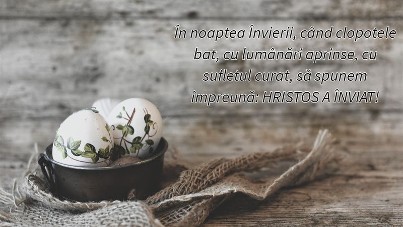 Mesaje, urări și felicitări de Paște 2023.
