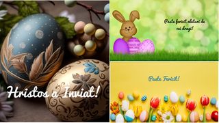 Mesaje, urări și felicitări de Paște 2023: „E totul gol, lipsit de miez. Nu e iubire, nu e crez, ce este bun e aruncat. E-o lume nouă, în păcat că uiţi să ierţi ce-i de iertat chiar de HRISTOS A ÎNVIAT!”