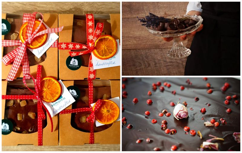 Oana Crîngașu face ciocolata după o rețetă tradițională pe care a adaptat-o în funcție de creativitate