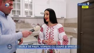 VIDEO- În Joia Mare, gospodinele vopsesc ouălele cu ceapă și sfeclă 