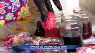 VIDEO- Tradiții de Paște. Cei mici &icirc;nvață să &icirc;ncondeieze ouă