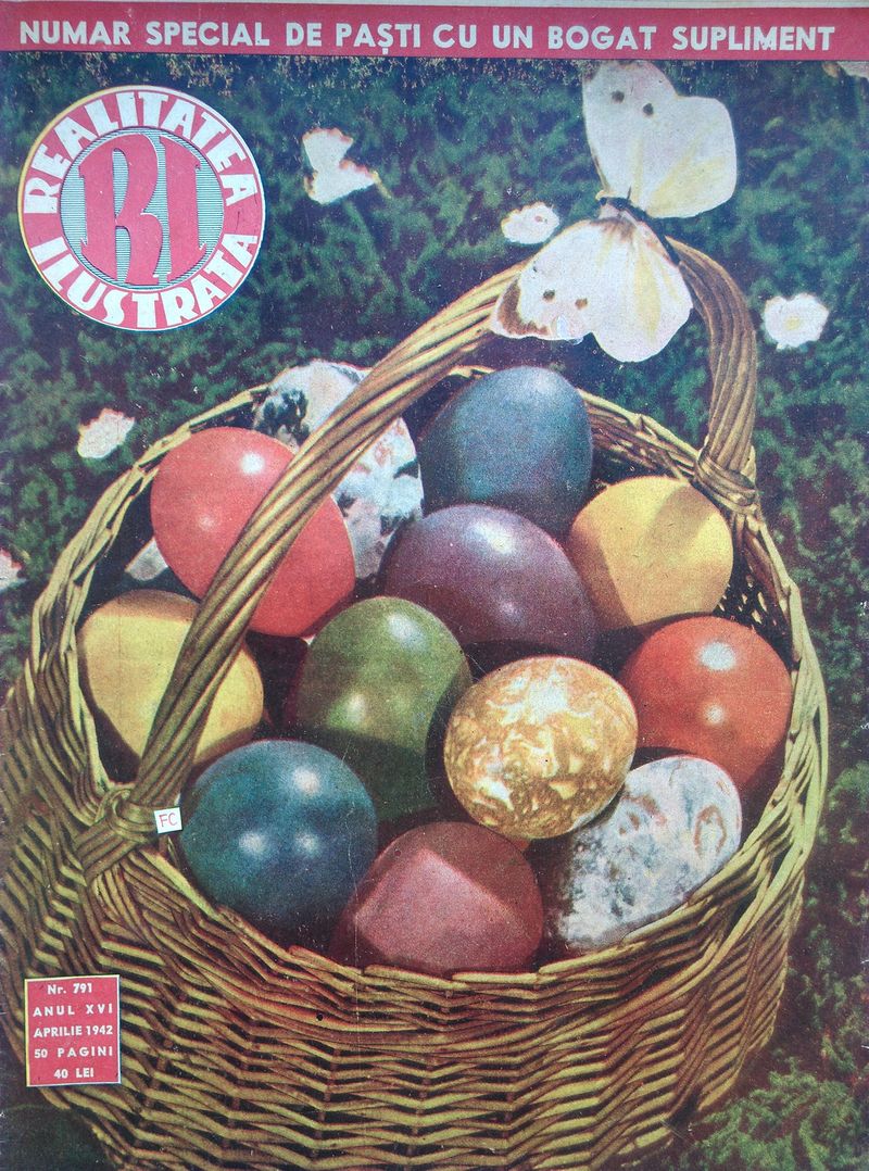 Copertă din ”Realitatea Ilustrată” din luna aprilie 1942.