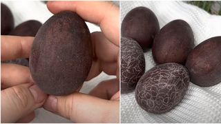 Noul trend de Paște: ouăle vopsite în vin roșu