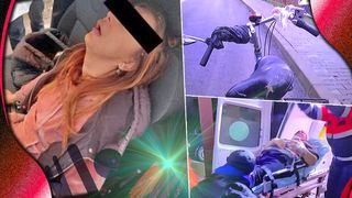 Angajata de la MApN care a accidentat un bicilist după ce s-a urcat beată la volan a fost arestată. Femeia a fost găsită dormind în mașină