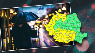 VIDEO Cod galben de ploi și vijelii în România. Ce județe sunt afectate în Vinerea Mare
