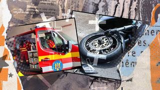 VIDEO- Un tânăr se află în stare critică în urma unui accident de motocicletă