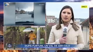 După furtuni, un val de aer cald