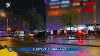 VIDEO- Alertă falsă cu bombă, la un mall din Capitală