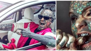 "Cel mai tatuat om din lume", fericit să lucreze ca profesor la o școală primară/ Sylvain: ”Copiilor nu le pasă de tatuaje”