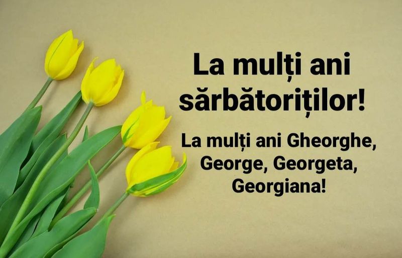 Urări de Sf. Gheorghe 2023. Mesaje și felicitări pentru sărbătoriții zilei