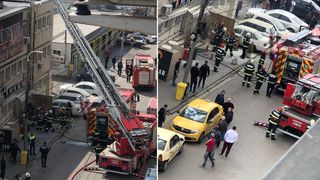 VIDEO - Un fastfood din Constanța a luat foc. Pompierii au intervenit cu mai multe echipaje