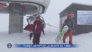 Turiști așteptați la munte de 1 mai