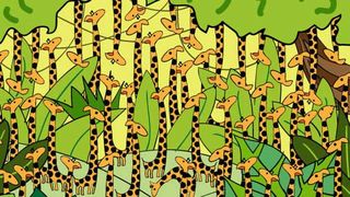 Testul IQ pe care puțini pot să-l rezolve. Ai 9 secunde să găsești șarpele din imagine