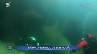 VIDEO- O epavă găsită pe plaja din Eforie ține pe loc lucările de extindere