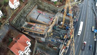 Fyllingsdalstunnelen, așa cum este cunoscut, a fost inaugurat pe 15 aprilie , construcțiile &icirc;ncep&acirc;nd &icirc;n 2019