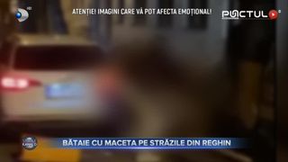 Bătaie cu maceta pe străzile din Reghin