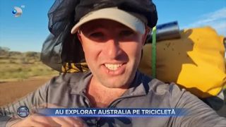 Au explorat Australia pe tricicletă