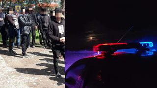 Doi bulgari care transportau 30 de migranţi într-un microbuz, reţinuţi