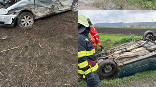 Ciocnire violentă pe DN2. Au fost înregistrate cinci victime