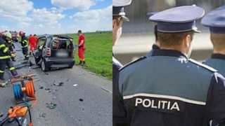 Un bărbat a murit după o coliziune frontală între un autoturism și un TIR
