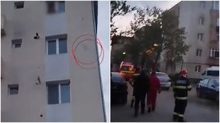 Scene de coșmar în Dej! O femeie a ajuns la Psihiatrie după ce a făcut scandal și a aruncat cu cuțite de la geam