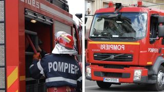 Un incendiu s-a produs într-un bloc din Vatra Dornei. O femeie a fost intoxicată cu fum