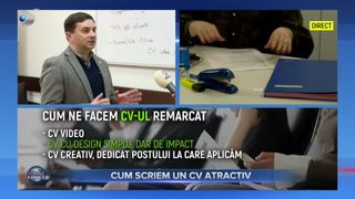 VIDEO- Pași pentru a scrie un CV atractiv