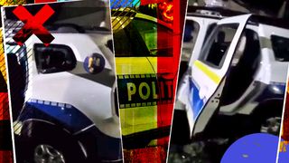 UPDATE: VIDEO- Un bărbat din Caraș-Severin s-a ales cu dosar penal după ce a atacat cu ciocanul o autospecială de poliție