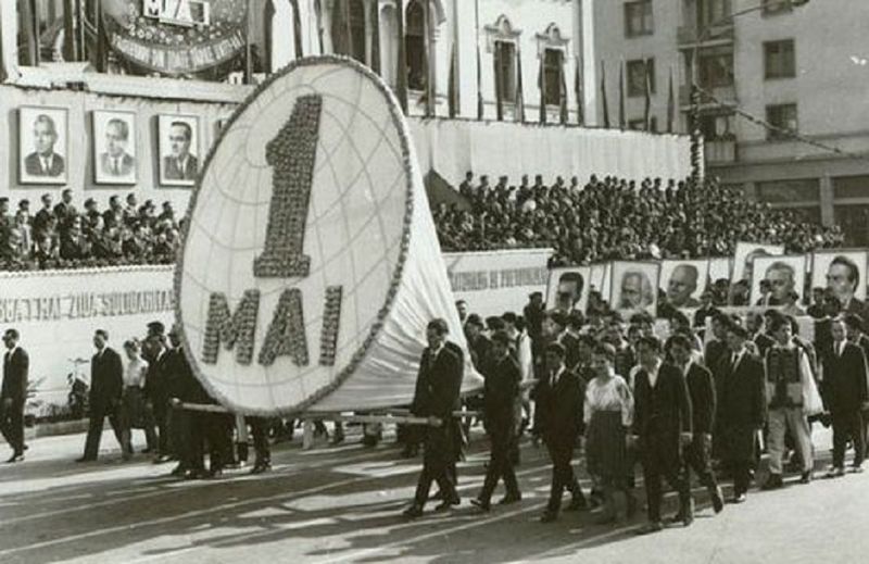1 mai sărbătorită înainte de 1989. 