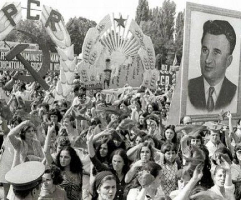 1 mai sărbătorită înainte de 1989. 